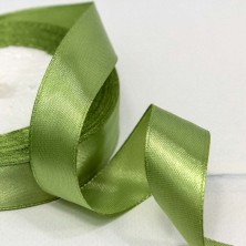 Лента Атласная Сатин 2см*25ярд Спаржа 1/10 1/120 Арт: 562-20/100