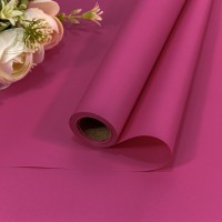 Плёнка 0,58*10м матовая "Корейская" 65мкм Малиново-розовый-212 1/30 Арт: 1638/212
