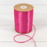 Лента Атласная Сатин (бобина) 0,3см*870ярд Малиновый-72 1/40 Арт: 595-03/72
