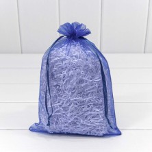 Мешочки из органзы 17*23 Синий 1/50 1/3000 Арт: 000801-2E