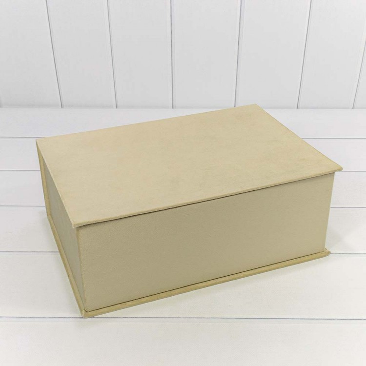 Коробки "Книжка" Набор 1/6 39,5*27,5*15 "Бархат" Бежевый 1/6 Арт: 720450/6