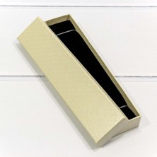 Коробка Прямоугольная 20*4,5*2,7 "Ромбики" Бежевый 1/12 1/240 Арт: 612204/3