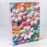 Пакет подарочный с блёстками "Цветы" (микс 262) 30*41,5*12 210г 1/20 1/80 Арт: 000262A - Пакет подарочный с блёстками "Цветы" (микс 262) 30*41,5*12 210г 1/20 1/80 Арт: 000262A