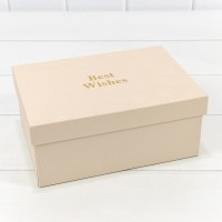 Коробки Прямоугольные Набор 1/3 22,5*16*9,5 "Best Wishes" Персиковый 1/20 Арт: 721815/12