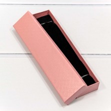 Коробка Прямоугольная 20*4,5*2,7 "Ромбики" Розовый 1/12 1/240 Арт: 612204/4