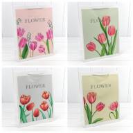 Пакет подарочный с тиснением &quot;Flower&quot; (микс) 30*41,5*12 210г 1/20 1/80 Арт: 000254A - Пакет подарочный с тиснением "Flower" (микс) 30*41,5*12 210г 1/20 1/80 Арт: 000254A