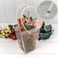 Пакет пластиковый "Ваза для цветов" Белый 20*17*10 1/10 1/300 Арт: 000173E