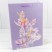 Пакет подарочный с блёстками "Цветы акварель" (микс) 30*41,5*12 210г 1/20 1/80 Арт: 000197A