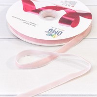 Лента Бархат 1,2см*25ярд Персиковый 1/16 1/64 Арт: 592-12/06