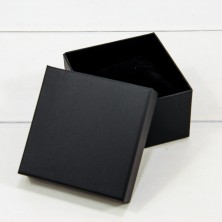 Коробка Квадратная 9*9*5,5 Чёрный 1/6 1/120 Арт: 62298/3