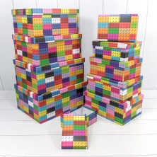 Коробки Прямоугольные Набор 1/10 34*26*15,3 "Детский"-2587 1/6 Арт: 721604/2587