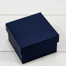 Коробка Квадратная 9*9*5,5 Тёмно-синий 1/6 1/120 Арт: 62298/9