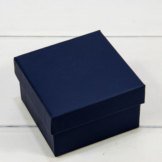 Коробка Квадратная 9*9*5,5 Тёмно-синий 1/6 1/120 Арт: 62298/9