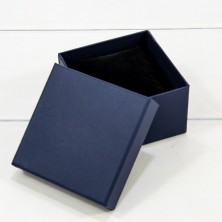 Коробка Квадратная 9*9*5,5 Тёмно-синий 1/6 1/120 Арт: 62298/9