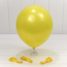 Шарики воздушные из латекса "Пастель" 12"/30см (100 шт.) 2,8г Жёлтый 1/50 Арт: 12300/9
