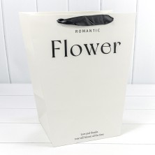 Пакет подарочный "Romantic Flower" Белый 30*35*20 210г 1/10 1/200 Арт: 000179CQ