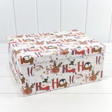 Коробки Прямоугольные Набор 1/10 34*26*15,3 "Новый год"-2656 1/6 Арт: 730604/2656
