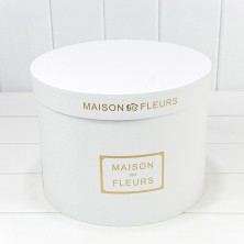 Коробки Круглые Набор 1/5 30*22,5 "Maison des Fleurs" Белый 1/4 Арт: 7219006/417