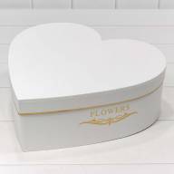 Коробки &quot;Сердце&quot; Набор 1/3 33,5*33*11,5 &quot;Flowers&quot; Белый 1/16 Арт: 720374/1 - Коробки "Сердце" Набор 1/3 33,5*33*11,5 "Flowers" Белый 1/16 Арт: 720374/1