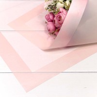 Плёнка в листах 58*58 (20 шт.) матовая с широкой рамкой 50мкм Розовый 1/60 Арт: 1669/6064