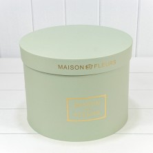 Коробки Круглые Набор 1/5 30*22,5 "Maison des Fleurs" Серо-зелёный 1/4 Арт: 7219006/4183