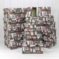 Коробки Прямоугольные Набор 1/15 42,5*33*17,6 &quot;Лондон&quot; 1/2 Арт: 721902/595 - Коробки Прямоугольные Набор 1/15 42,5*33*17,6 "Лондон" 1/2 Арт: 721902/595