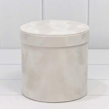 Коробки Цилиндр Набор 1/3 18*17 "Бархатный" Белый 1/12 Арт: 720112/132
