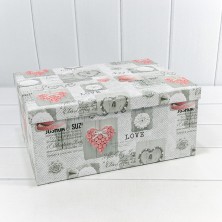 Коробки Прямоугольные Набор 1/10 34*26*15,3 "Love" 1/6 Арт: 721604/2499