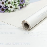 Плёнка 0,58*10м матовая с печатью 60мкм Белый 1/30 Арт: 1677/2