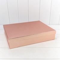 Коробки Прямоугольные Набор 1/10 46*36,5*10 "Кожа крокодила" матовый Бронзовый 1/2 Арт: 721607/0091