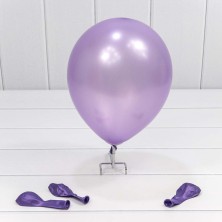 Шарики воздушные из латекса "Перламутр" 7"/18см (100 шт.) 1,5г Фиолетовый 1/100 Арт: 13100/6