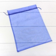 Мешочки из органзы 30*40 Синий 1/100 1/2000 Арт: 000801-2A