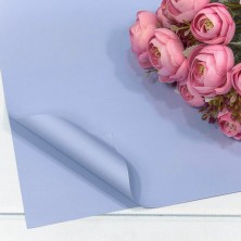 Плёнка в листах 55*55 (20 шт.) матовая "Корейская" 65мкм Серовато-голубой 1/60 Арт: 1698/2708
