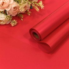 Плёнка 0,58*10м 255г "Корейская" 55мкм Красный 1/30 Арт: 1638/3516