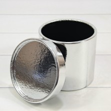 Коробка Цилиндр 12*12 Серебряный 1/3 1/120 Арт: 720104/2