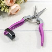 Ножницы садовые 18,5см загнутые Сиреневый 1/12 1/120 Арт: 1050-5
