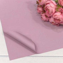 Плёнка в листах 55*55 (20 шт.) матовая "Корейская" 65мкм Серовато-пурпурный 1/60 Арт: 1698/2064
