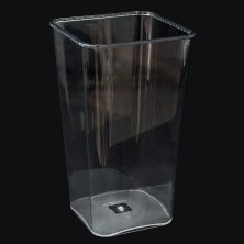 Ваза акриловая квадратная 19*19*38,5 750г 1/20 Арт: 820/3