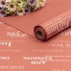 Плёнка 0,58*10м 280г матовая с печатью 60мкм Тёмно-коралловый 1/30 Арт: 1677/486