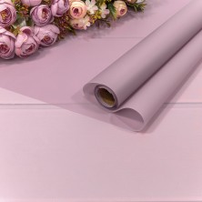 Плёнка 0,58*10м 280г матовая однотонная 55мкм Сиреневый 1/30 Арт: 1657/6064