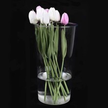 Ваза акриловая круглая 16*24,5 300г 1/40 Арт: 821/1