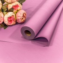 Плёнка 0,58*32м 800г матовая "Корейская" 65мкм Серовато-пурпурный 1/12 Арт: 1838/2064