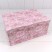 Коробки Прямоугольные Набор 1/10 34*26*15,3 "Розы на розовом фоне" 1/6 Арт: 721604/1786