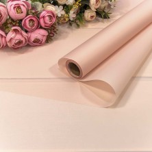 Плёнка 0,58*10м 280г матовая однотонная 55мкм Персиковый 1/30 Арт: 1657/489