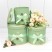 Коробки Цилиндр Набор 1/3 18*17 "Flowers for You" Салатовый 1/12 Арт: 720112/172