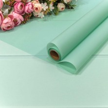 Плёнка 0,58*10м 280г матовая однотонная 55мкм Магическая мята 1/30 Арт: 1657/0921
