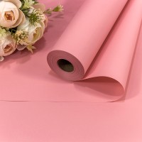 Плёнка 58см 800г матовая "Корейская" 65мкм Розовый-1767 1/12 Арт: 1838/1767