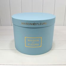 Коробки Круглые Набор 1/5 32*24,5 "Maison des Fleurs" Голубой 1/4 Арт: 7215006/1394
