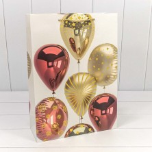 Пакет подарочный с тиснением "Воздушные шары" (микс) 30*41,5*12 210г 1/20 1/80 Арт: 000129A