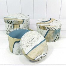 Коробки Круглые Набор 1/3 20*12,3 "Дизайнерский" 1/24 Арт: 720770/1